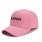MOQ5 panel pure cotton baseball cap custom logo embroidery logo heat transfer sports baseball cap