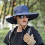 Outdoor Fishing Sunscreen Hat Customization Logo Mountaineering Sunscreen Fisherman Hat Customization - 图片 2