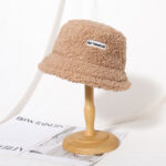 Lamb wool bucket hat logo
