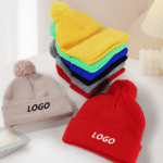 Customized logo for warm knitted hat