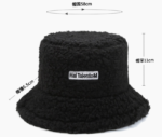 Lamb wool bucket hat logo