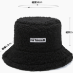 Lamb wool bucket hat logo