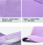 MOQ Customized Laser Punching Baseball Hat Customized Pure Cotton High Quality Sports Hat 3D Embroidered Logo - 图片 5