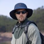 Customized anti wind climbing hat, embroidered and printed logo, windproof rope bucket hat