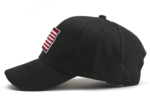 Wholesale custom pure cotton baseball caps with embroidered national flag logo - 图片 2