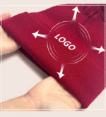 Customized logo for warm knitted hat