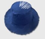 MOQ Hairy Wide Edge Bucket Cap Customized Logo Pure Cotton Bucket Cap Embroidered Logo Customization - 图片 4