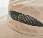 MOQ custom anti roll big edge bucket cap embroidered logo custom polyester fisherman hat windproof rope - 图片 4
