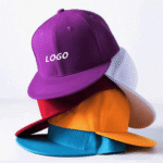 Customized logo for flat brimmed hat