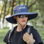 Outdoor Fishing Sunscreen Hat Customization Logo Mountaineering Sunscreen Fisherman Hat Customization