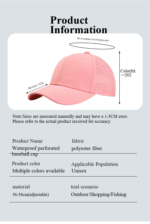 MOQ Customized Laser Punching Baseball Hat Customized Pure Cotton High Quality Sports Hat 3D Embroidered Logo - 图片 2