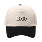MOQ5 panel color blocked pure cotton baseball cap custom embroidery logo custom sports cap logo