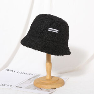 Lamb wool bucket hat
