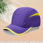 Quick drying five piece hat custom printing LOGO embroidery summer men's and women's lightweight breathable duckbill hat sunshade advertising hat - 图片 2