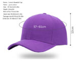Customized embroidered logo on baseball cap