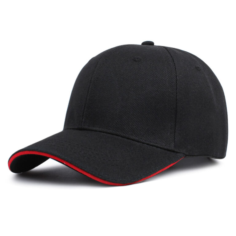Sandwich brim baseball cap customization