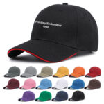 Sandwich brim baseball cap customization