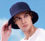 Premium Custom Logo Cotton Bucket Hat Packable Wide Brim Summer Sun Caps Blank Plain Fisherman Hats Wholesale Bulk