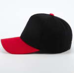 Custom Logo Two-Tone Baseball Cap - Structured 5 Panel High Profile Sports Hat - 图片 3