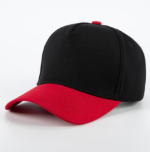 Custom Logo Two-Tone Baseball Cap - Structured 5 Panel High Profile Sports Hat - 图片 6