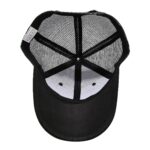 Wholesale Custom Logo 6-Panel Trucker Hats Cotton Front Blank Mesh Back Caps Bulk Custom Embroidery Snapback Hats - 图片 2