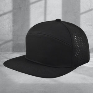custom-logo-7-panel-hat-flat-brim-baseball-cap-3