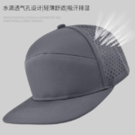 custom-logo-7-panel-hat-flat-brim-baseball-cap-5