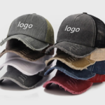 Wholesale Custom Logo Washed Cotton Distressed Trucker Hats Blank Ripped Frayed Mesh Back Caps Bulk Vintage Gorras