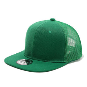 custom-logo-flat-brim-trucker-hat-6-panel-9