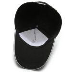 Premium Custom Logo 5 Panel Cotton Baseball Hat Sandwich Trim Visor Blank Promo Caps for Corporate Branding Bulk - 图片 3