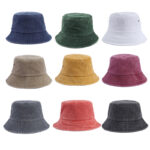 Wholesale Custom Logo Washed Cotton Bucket Hats Blank Vintage Unstructured Fisherman Caps Bulk Embroidery Sun Hats - 图片 6