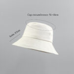 Premium Custom Logo Cotton Bucket Hat Packable Wide Brim Summer Sun Caps Blank Plain Fisherman Hats Wholesale Bulk - 图片 4