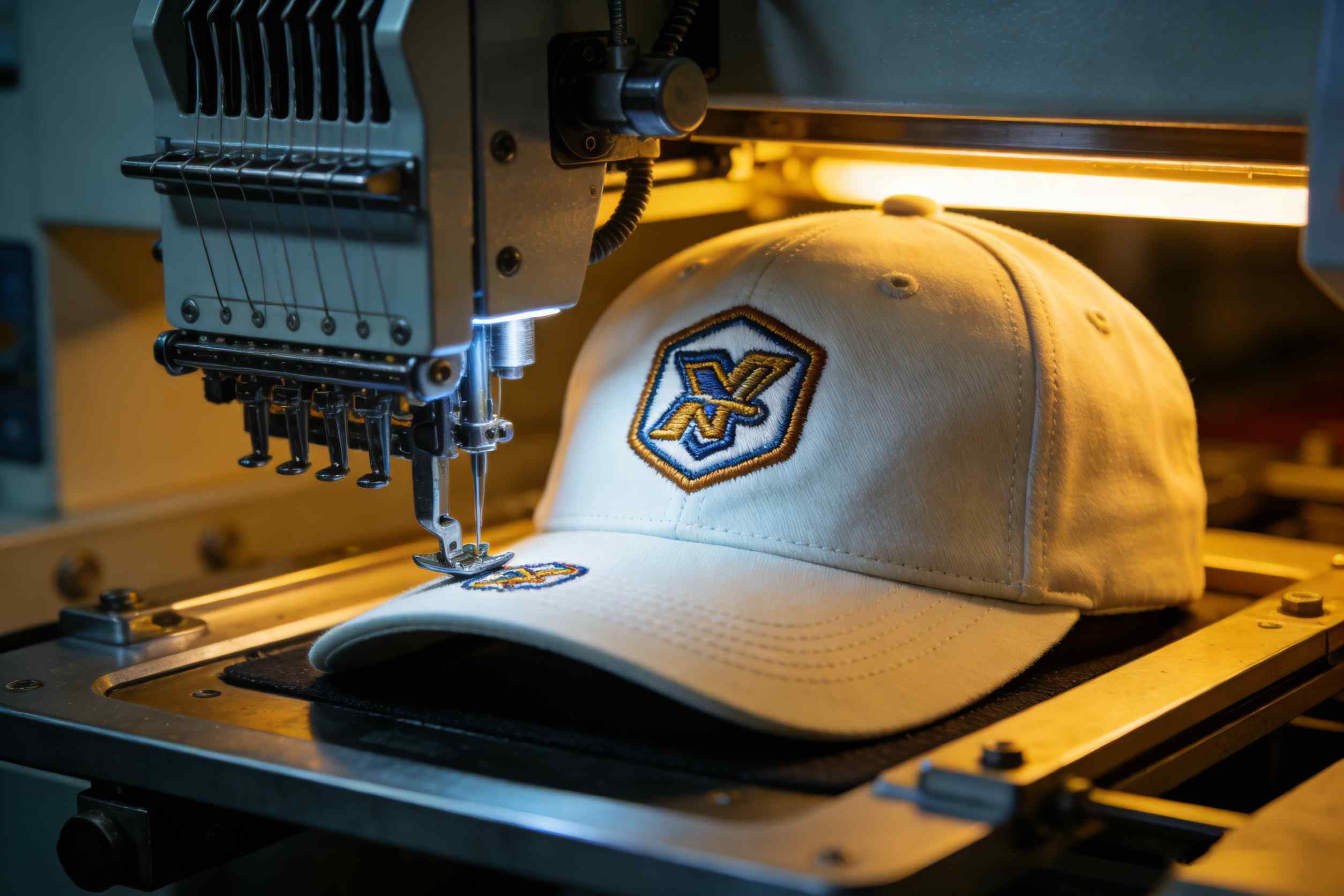 Baseball cap embroidery