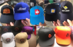 Customized embroidered logo on baseball cap