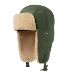 Unisex Waterproof Winter Trapper Hat - Faux Sherpa Lined Bomber Aviator Cap with Ear Flaps & Buckle, Thermal Ushanka Snow Hat for Men Women - Image 3