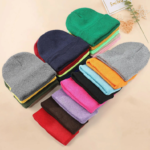 Custom Logo Knit Beanie Hats | Wholesale Blank Cuffed Winter Beanies for Brands