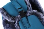 Multi-Color Winter Bomber Hat with Premium Grey Fur Lining, Vibrant Thermal Aviator Pilot Cap with Earflaps, Cozy Snow Ski Hat for Men Women - Image 5