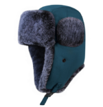Multi-Color Winter Bomber Hat with Premium Grey Fur Lining, Vibrant Thermal Aviator Pilot Cap with Earflaps, Cozy Snow Ski Hat for Men Women - Image 3