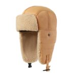 Unisex Waterproof Winter Trapper Hat - Faux Sherpa Lined Bomber Aviator Cap with Ear Flaps & Buckle, Thermal Ushanka Snow Hat for Men Women - Image 4