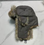 Unisex Faux Suede Winter Trapper Hat - Waterproof Matte Bomber Aviator Cap with Premium Faux Fur Ear Flaps & Buckle, Thermal Ushanka Cap for Men Women - Image 5
