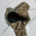 Unisex Faux Suede Winter Trapper Hat - Waterproof Matte Bomber Aviator Cap with Premium Faux Fur Ear Flaps & Buckle, Thermal Ushanka Cap for Men Women - Image 2