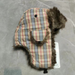 Unisex Tartan Plaid Winter Trapper Hat - Vintage Checkered Bomber Aviator Cap with Faux Fur Ear Flaps & Buckle, Thermal Ushanka Snow Hat for Men Women - Image 2