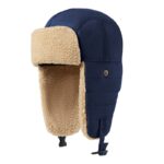 Unisex Waterproof Winter Trapper Hat - Faux Sherpa Lined Bomber Aviator Cap with Ear Flaps & Buckle, Thermal Ushanka Snow Hat for Men Women - Image 5