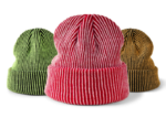 Custom Logo Two-Tone Ribbed Knit Beanies | Wholesale Blank Neon Green Cuff Hats - Image 6
