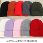 Custom Logo Satin Lined Knit Beanies | Wholesale Blank Neon Orange Silk Lined Winter Hats