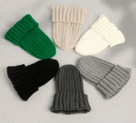 Custom Logo High Top Ribbed Knit Beanies | Wholesale Blank Red Pointed Winter Hats - Image 5