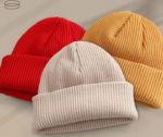 Custom Logo Wide Ribbed Knit Beanies | Wholesale Blank Multi-Color Winter Cuff Hats - Image 3