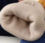 Custom Logo Wide Ribbed Knit Beanies | Wholesale Blank Multi-Color Winter Cuff Hats - Image 5
