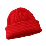 Custom Logo Wide Ribbed Knit Beanies | Wholesale Blank Multi-Color Winter Cuff Hats - Image 4