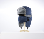 Unisex Winter Trapper Hat with Detachable Face Mask - Waterproof Bomber Cap with Reflective Strip & Ear Flaps, Thermal Ushanka for Cycling Skiing